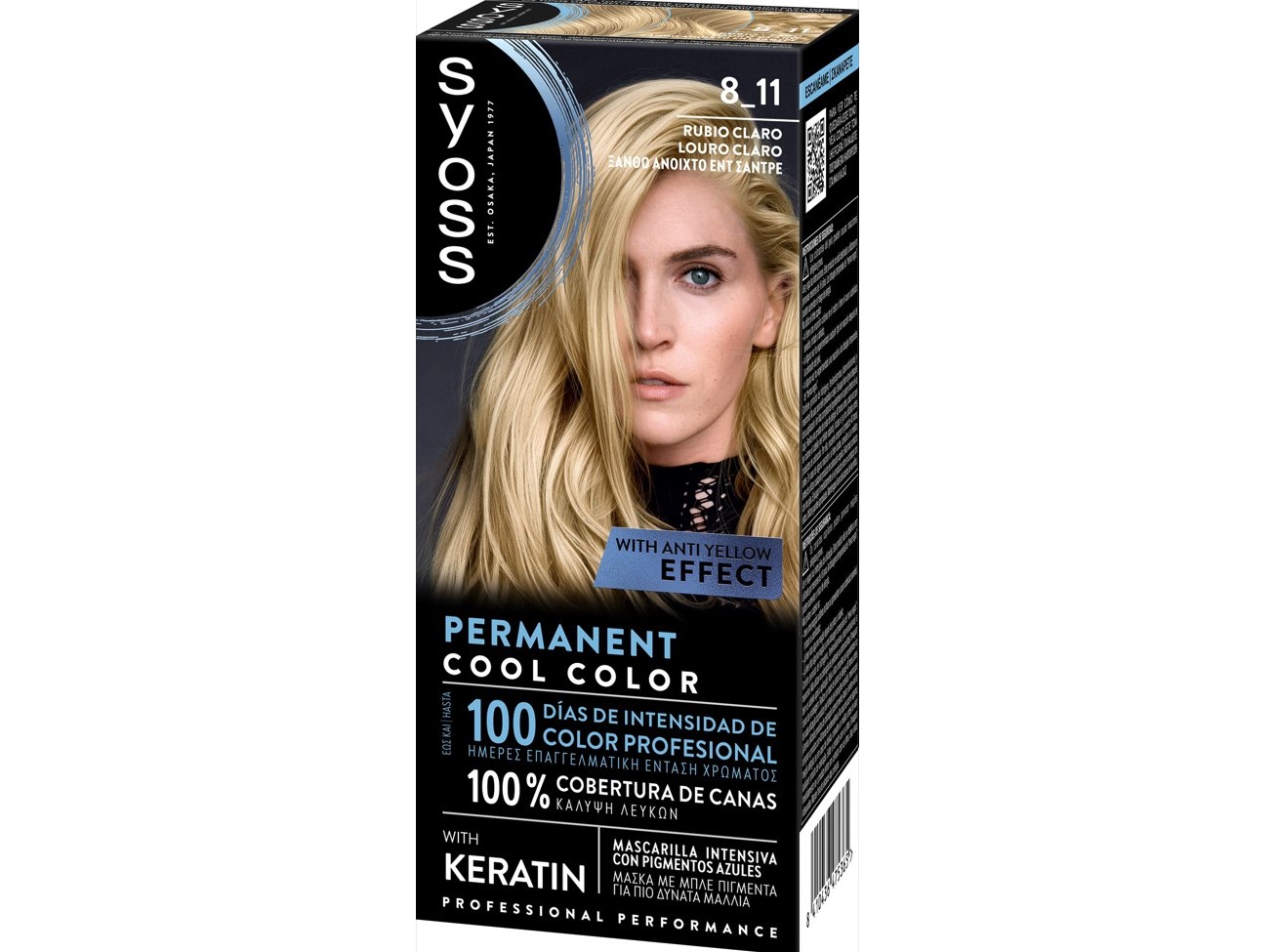 Coloraçao syoss 8-11 louro claro