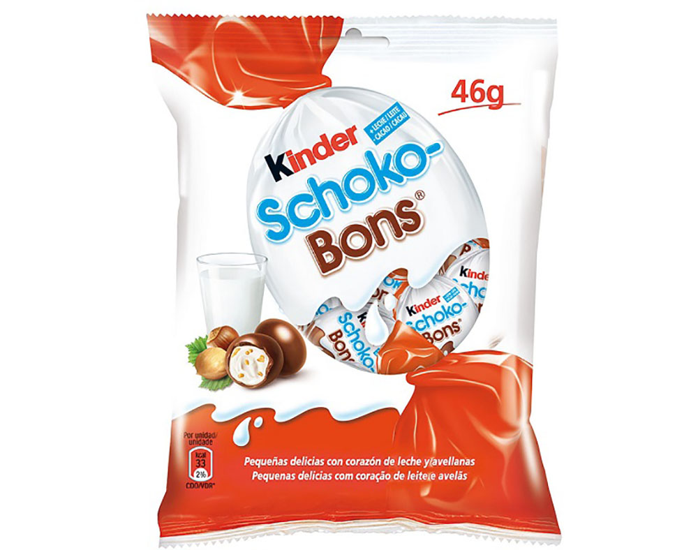 Chocolate kinder schokobons 46g