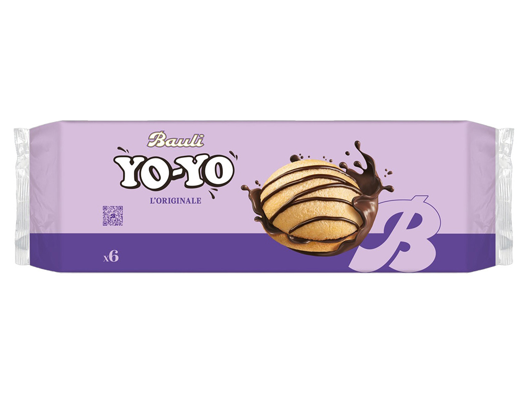 Biscoitos Recheados Bauli Yo-yo 6 Unidades