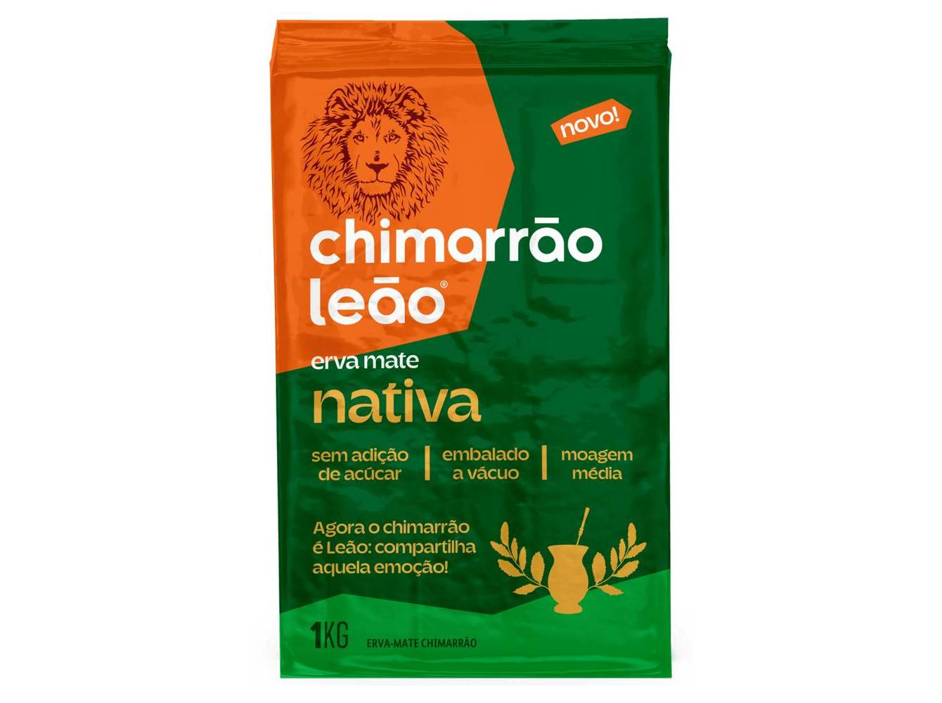 Chá chimarrão leão vacuo 1kg
