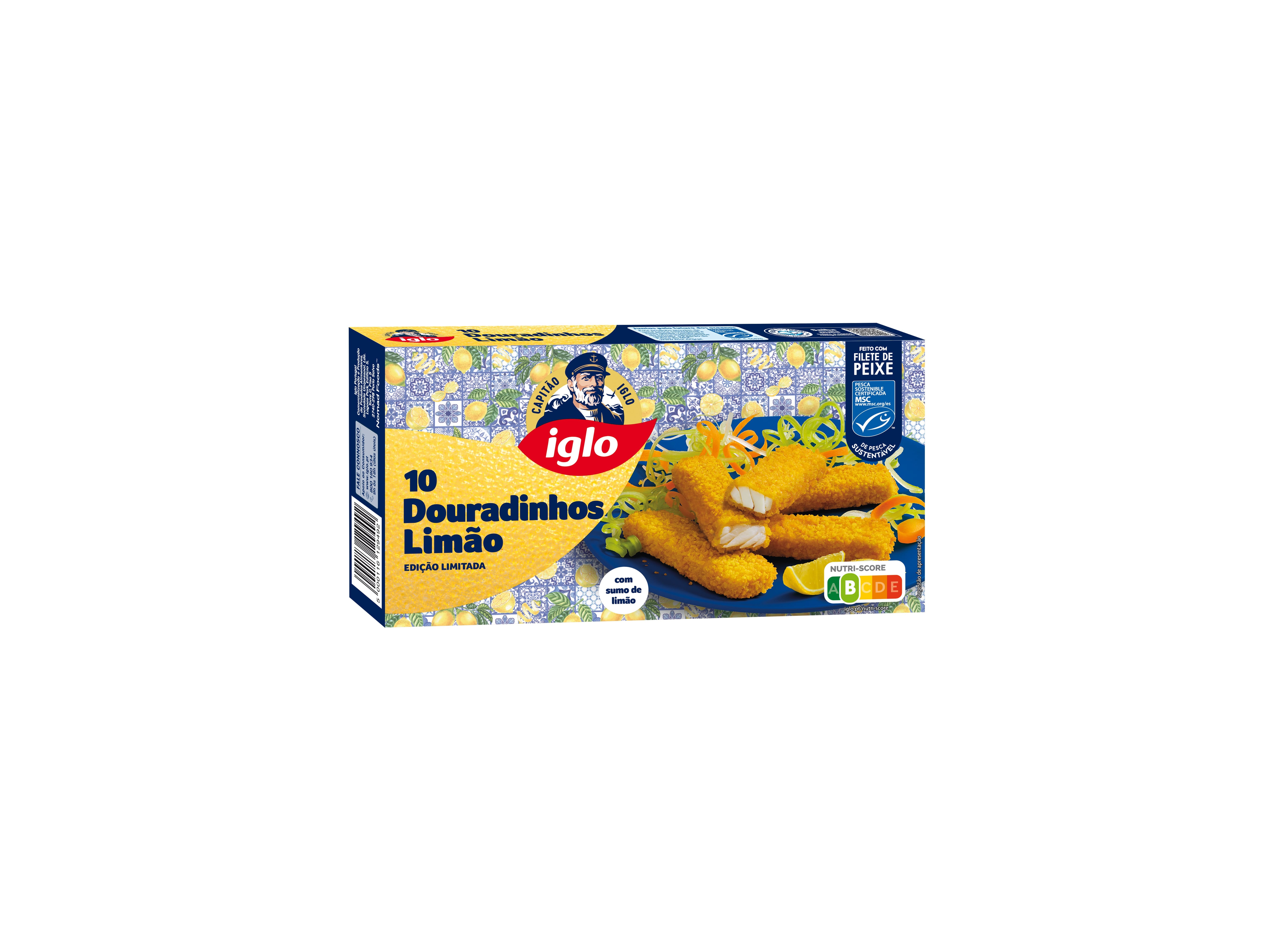 Douradinhos Iglo De Limão 250g Iglo