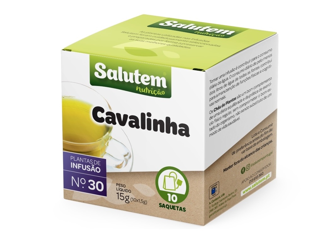 Chá salutem infusão nº30 cavalinha 10 saquetas