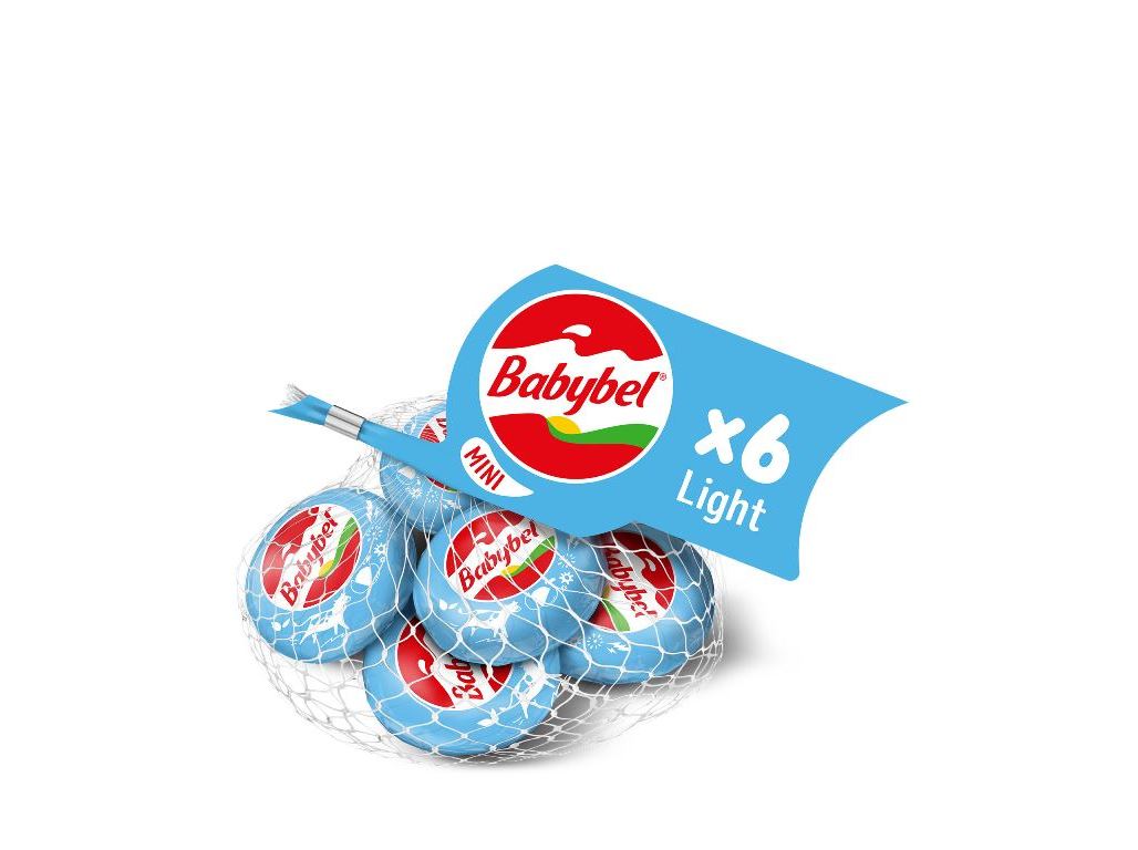 Queijo babybel mini light 6un 120g
