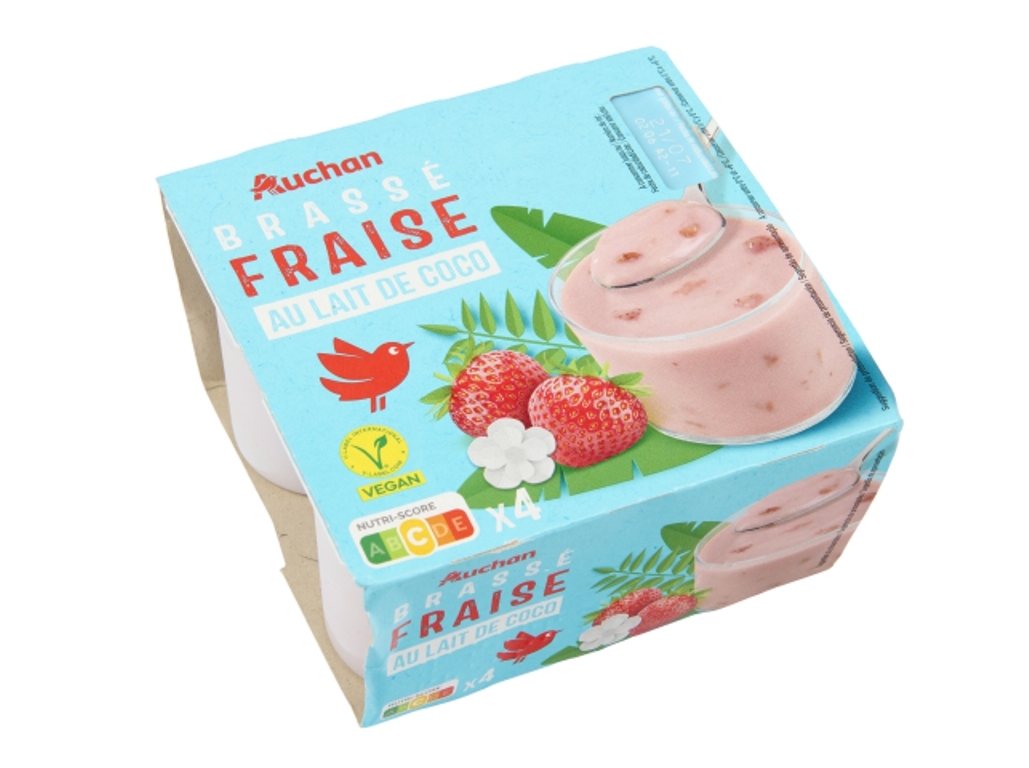 Cocogurte Auchan Morango 4x100g Auchan