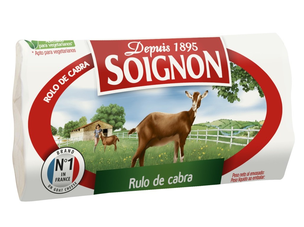 Queijo De Cabra Soignon Rolo 180g Soignon