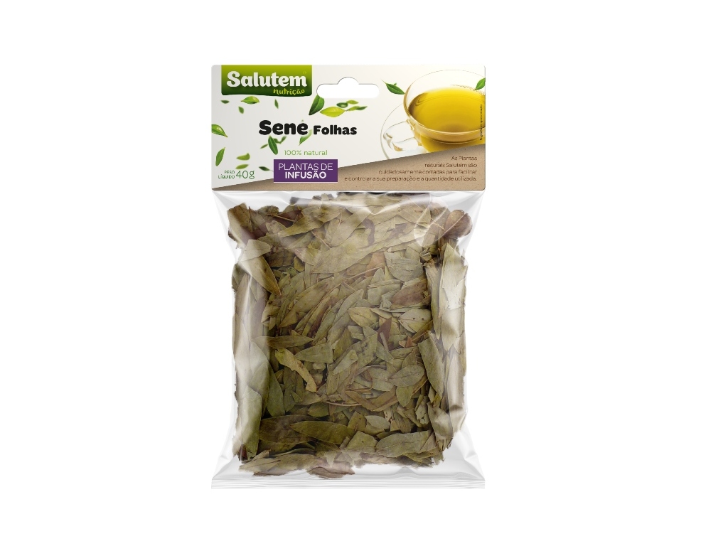 Chá Salutem Em Saco Sene Folhas 40g Salutem