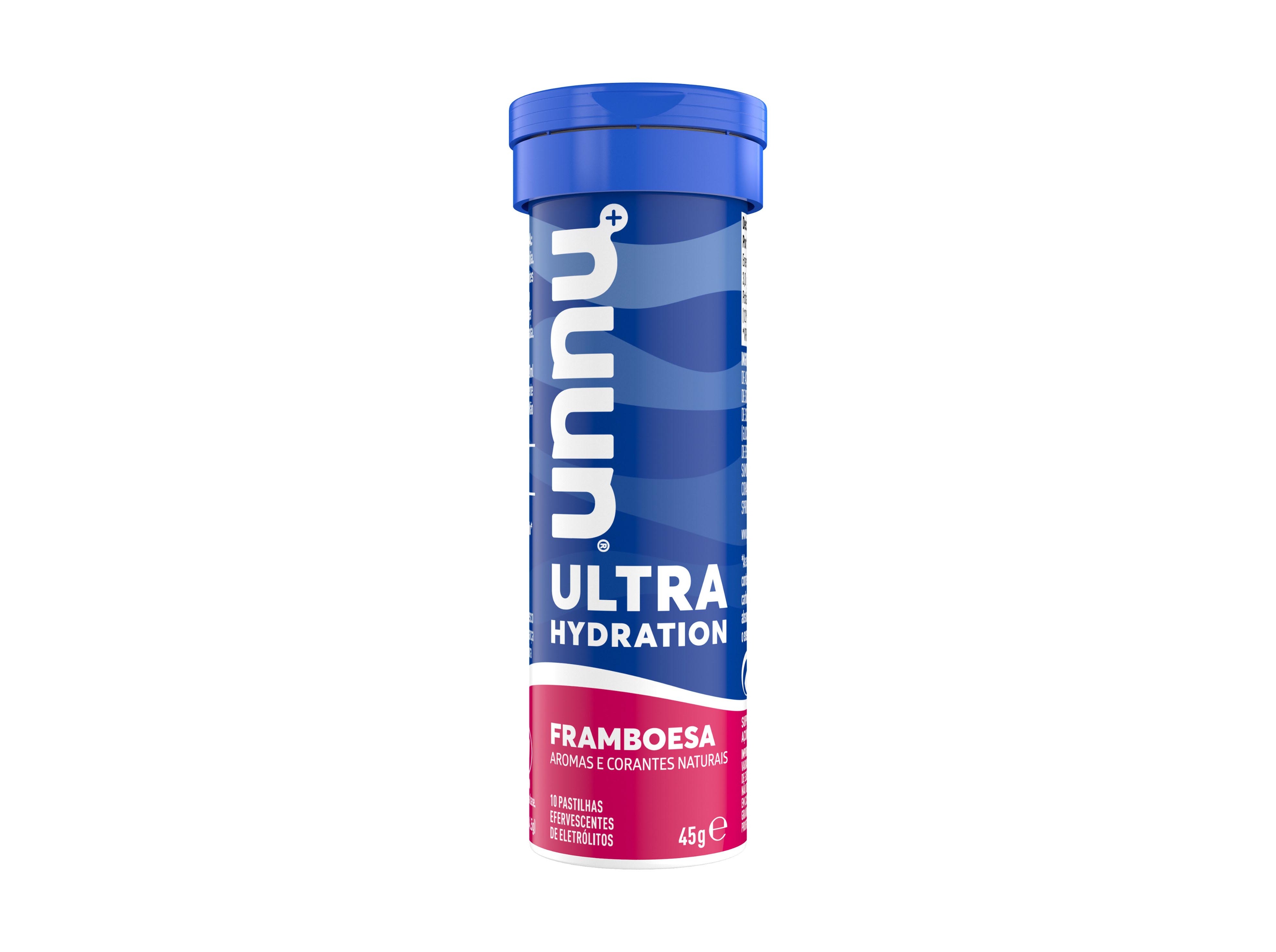 Suplemento Nuun Ultra Framboesa 10 Past