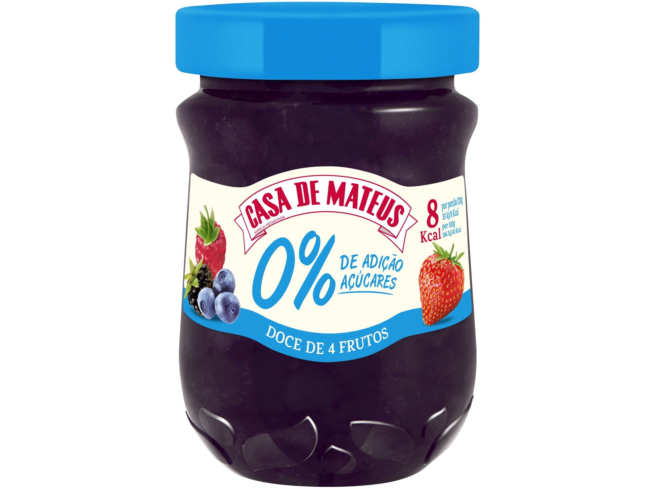 Doce casa de mateus 4 frutos 280g 0%