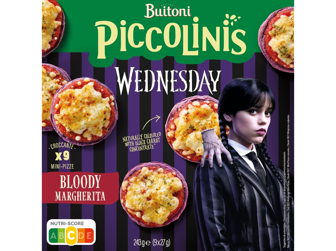 Mini Pizzas Buitoni Bloody Margherita Wednesday 9x27g