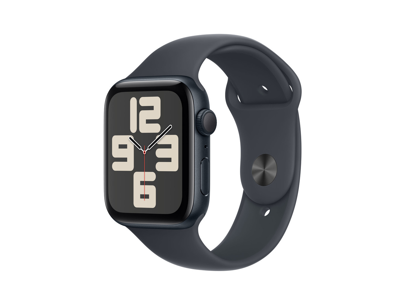 Apple Watch Se Gps 44mm Alumínio Meia-noite Bracelete Sport Meia