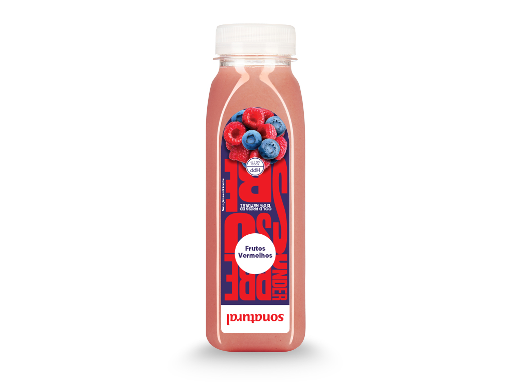 Fruta sonatural frutos vermelhos 250ml