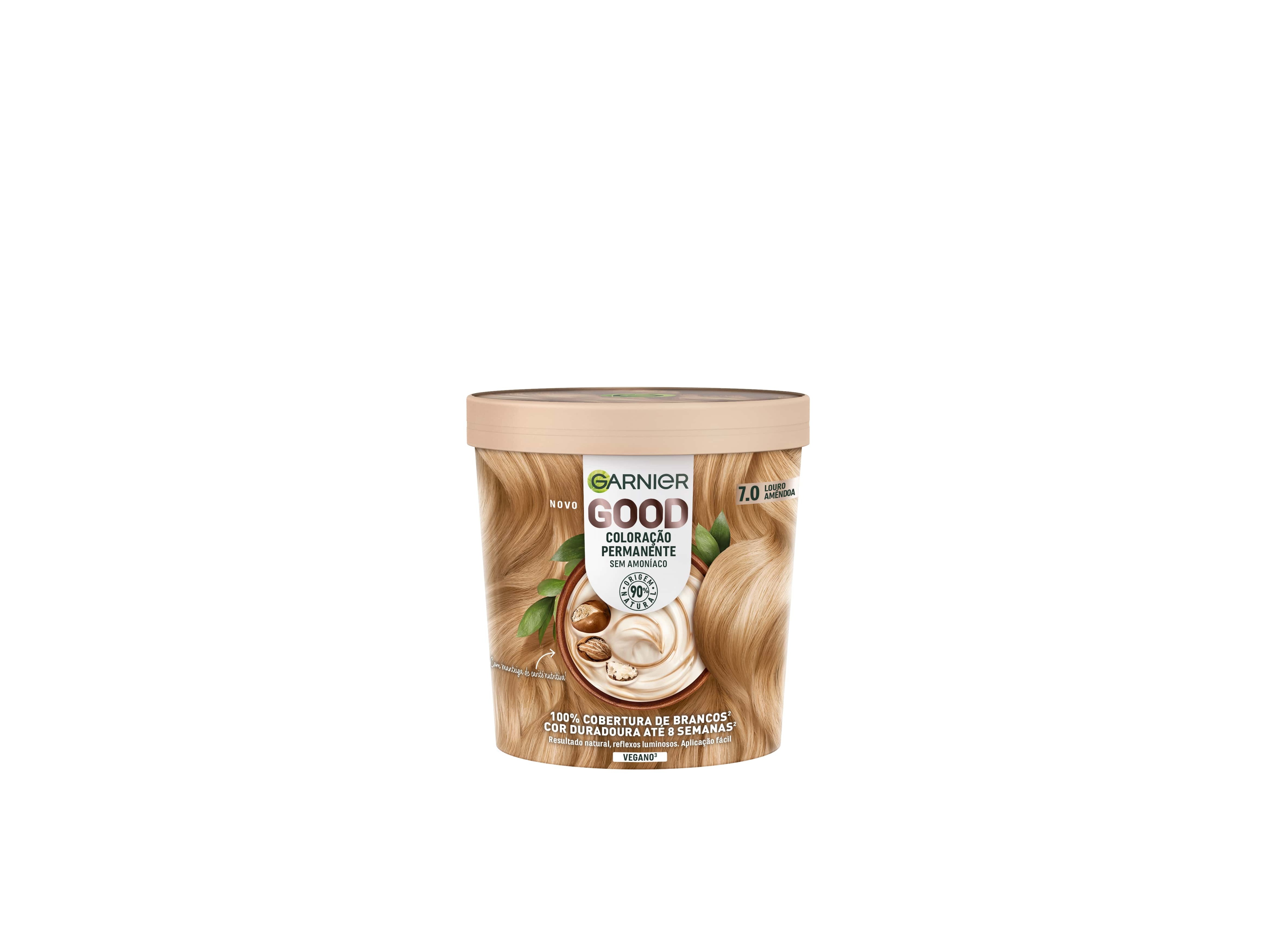 Coloração garnier good 7.0 almond dark blonde