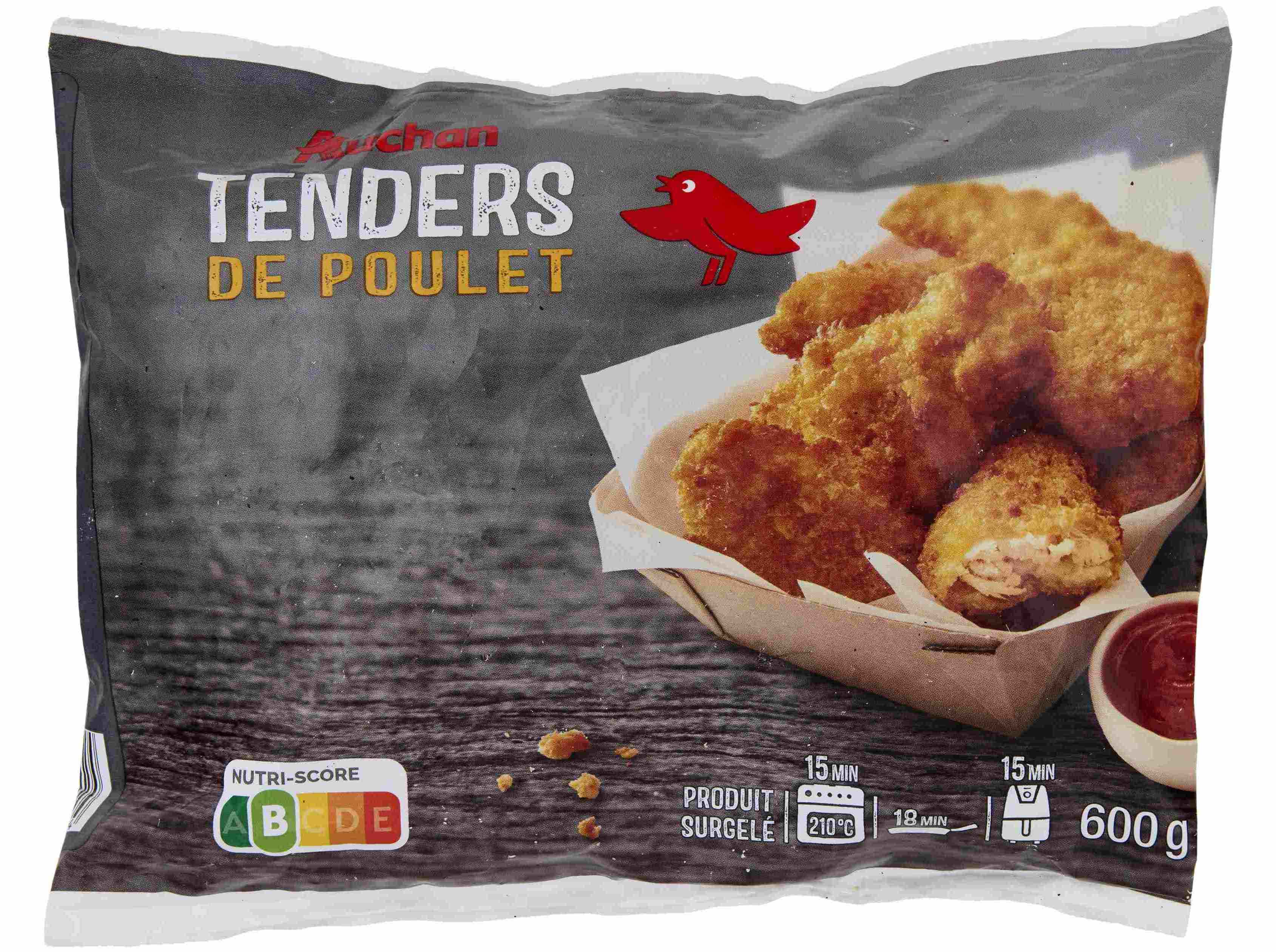 Tiras De Frango Auchan Panadas Ultracongeladas 600g Auchan