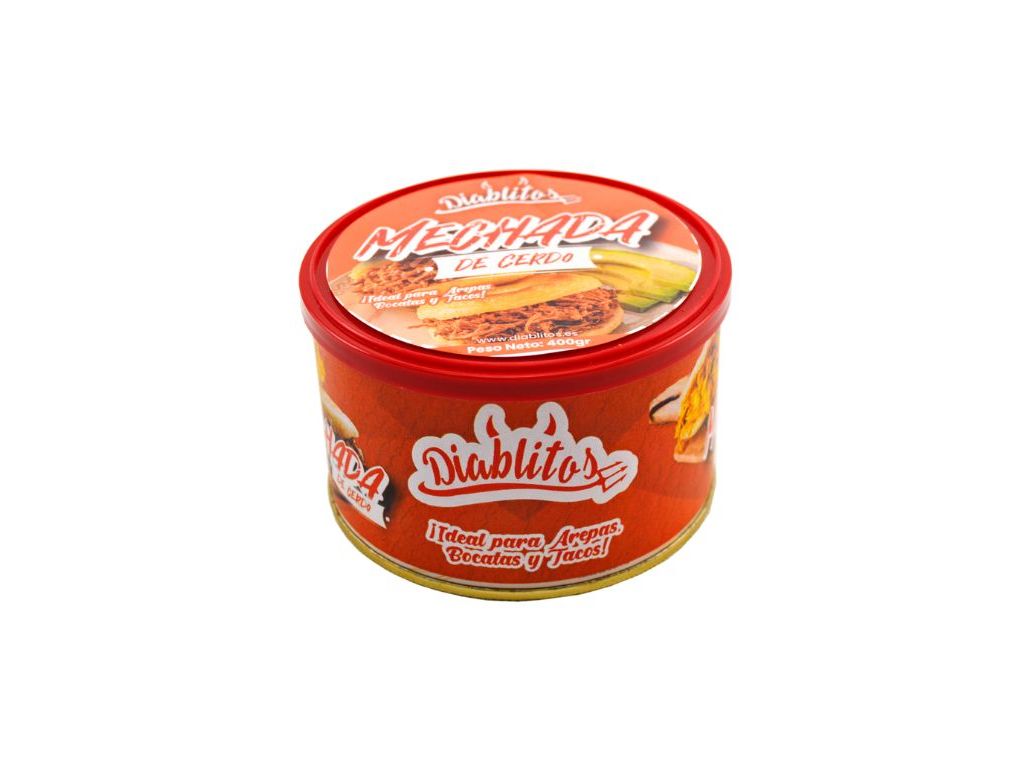 Carne Desfiada Diablitos De Porco 400g