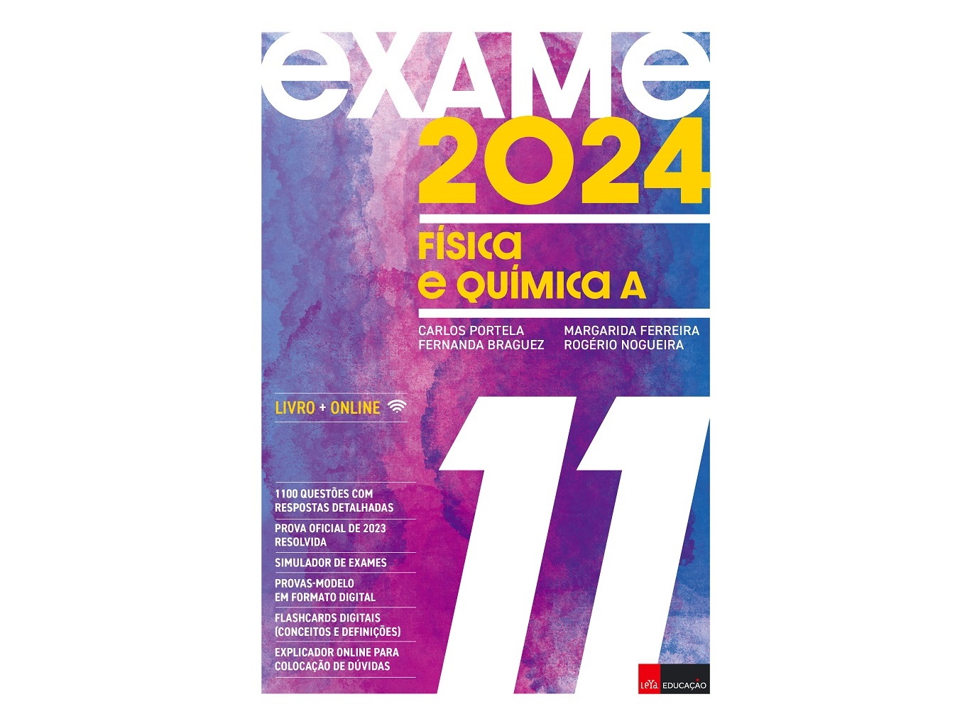 Livro Exame 2024 - Física e Química a 11 º Ano de Carlos Portela, José Rogério Nogueira, Margarida Ferreira, Fernando Braguez Da Costa ( Português )