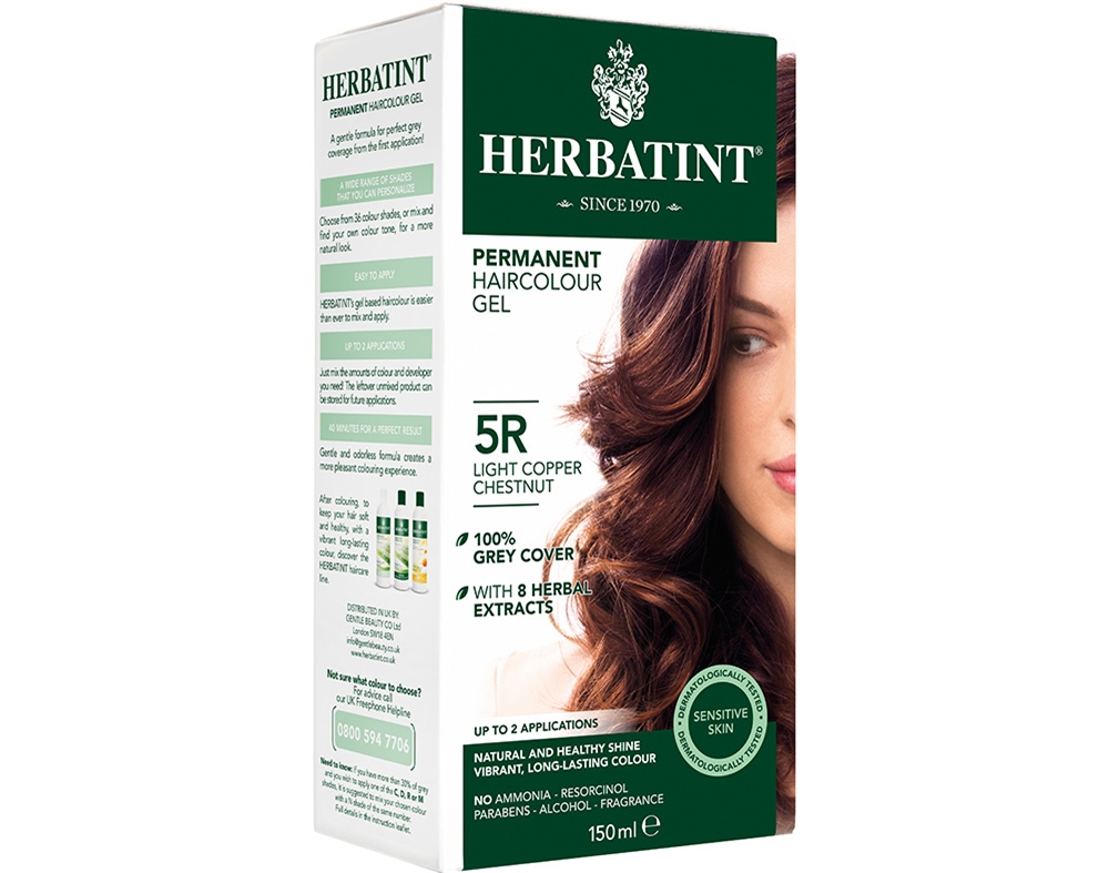 Coloração herbatint castanho claro acobreado r5 150ml
