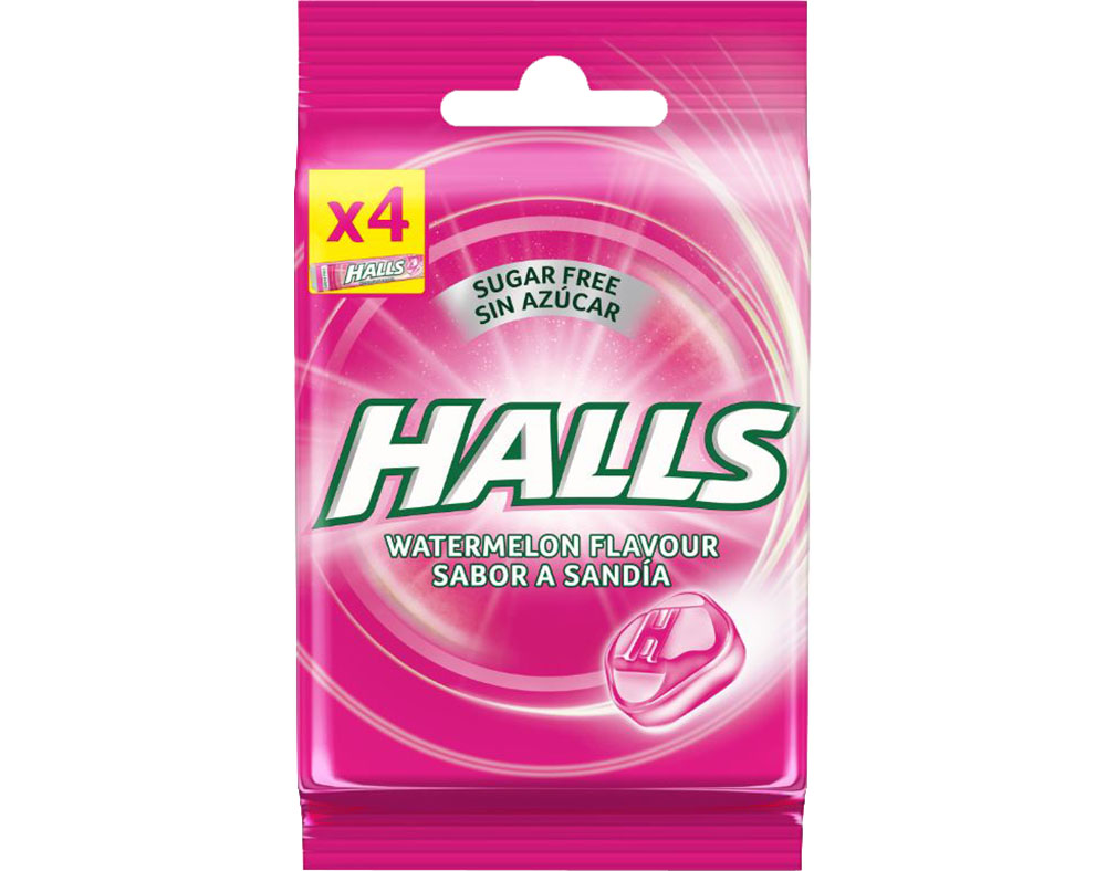 Drops Halls Melancia 128g 4un