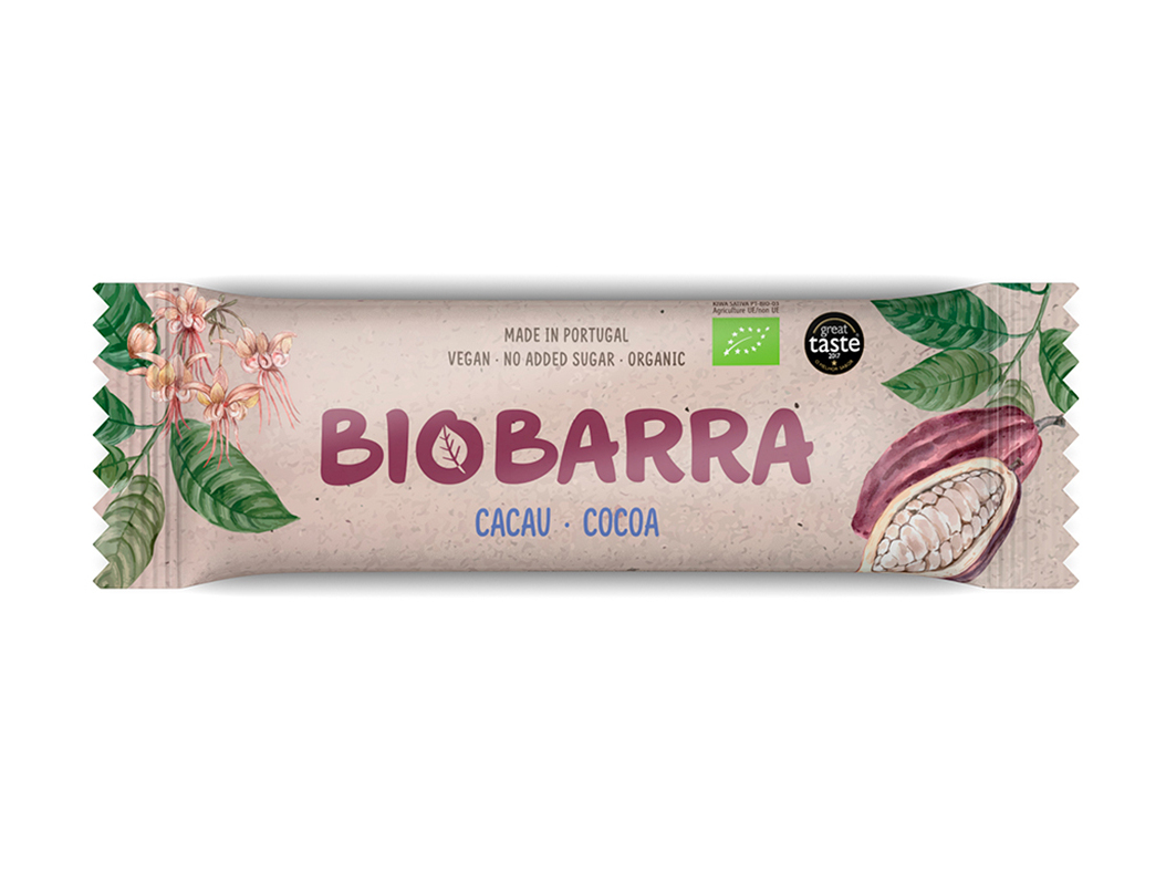 Barra Energética Biobarra S/ Glúten Cacau Bio (l) 30g Biobarra