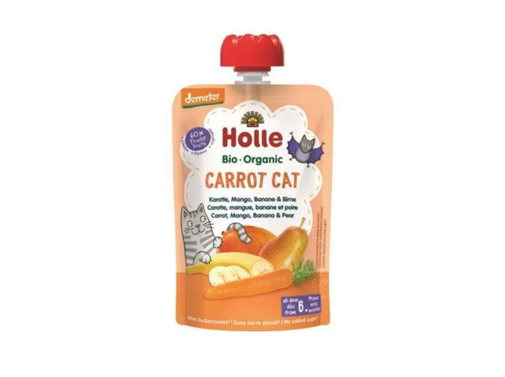 Saqueta Bio Holle Cenoura+frutos 6m 100g Holle