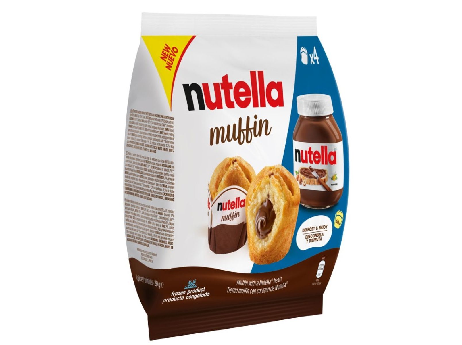 Muffin nutella t4 264g