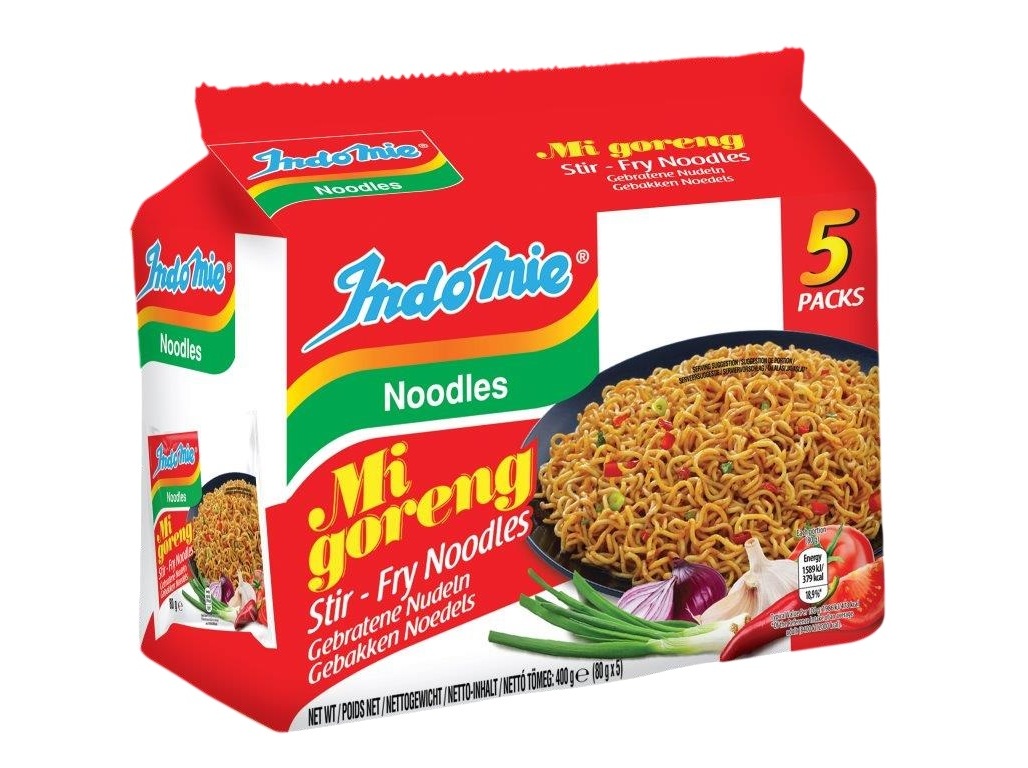 Noodles Indomie Mi Goreng 400g (pack 5) Indomie