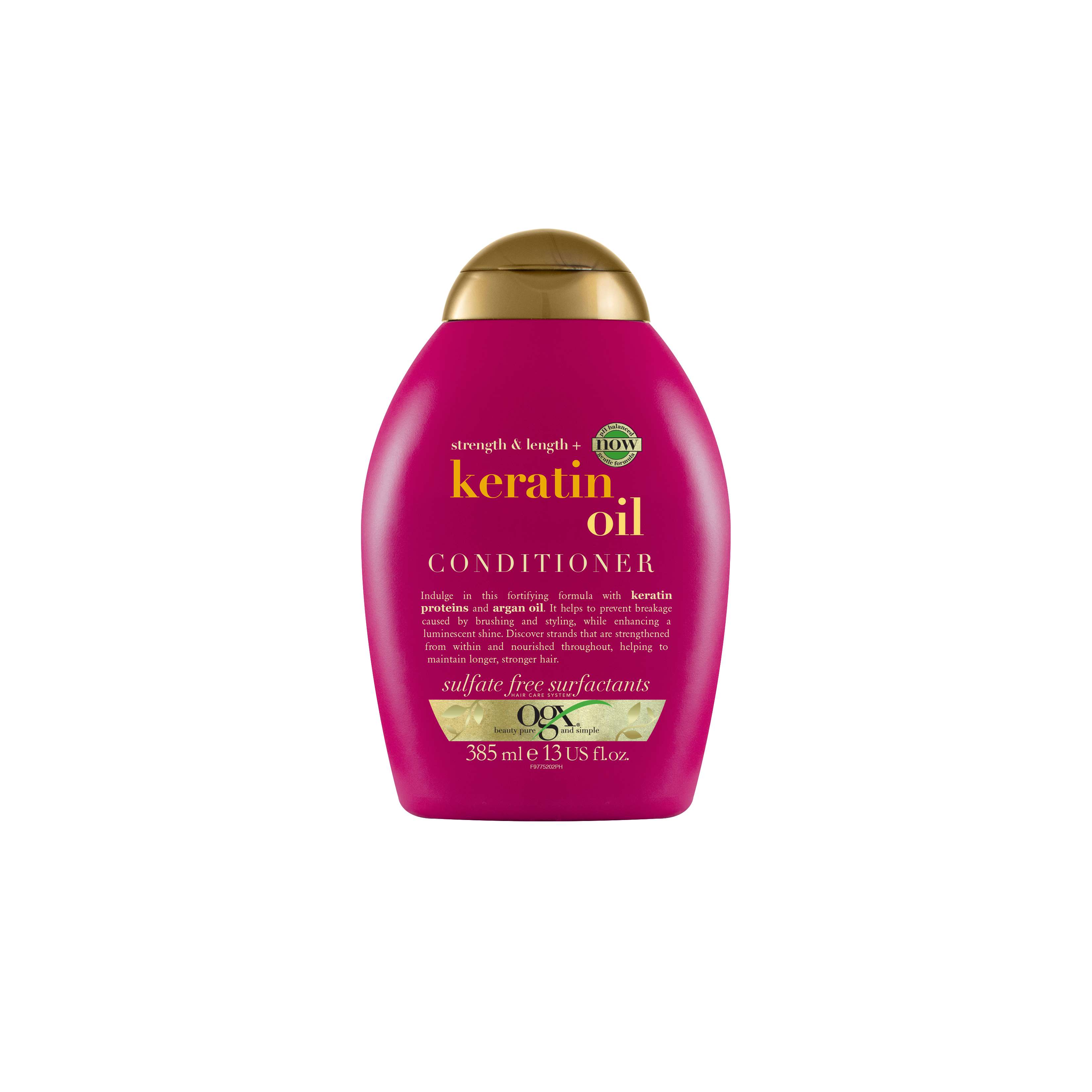 Condicionador ogx óleo queratina sem sulfatos 385ml