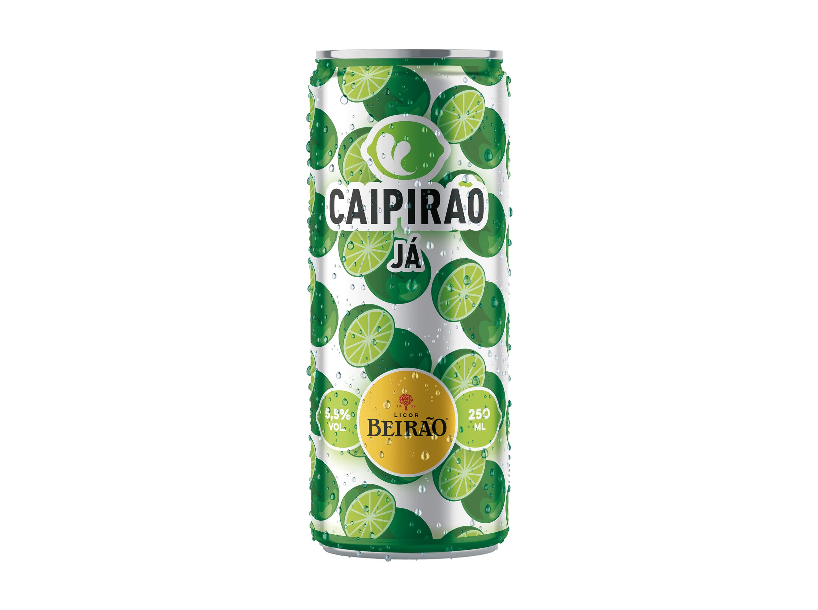 Cocktail licor beirão caipirão lata 0.25l (sdr)