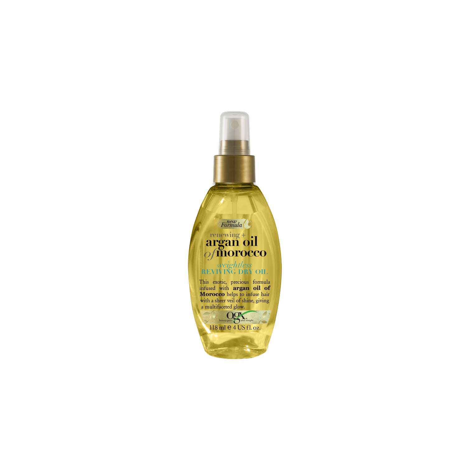 Óleo ogx argão marrocos sem sulfatos 118ml