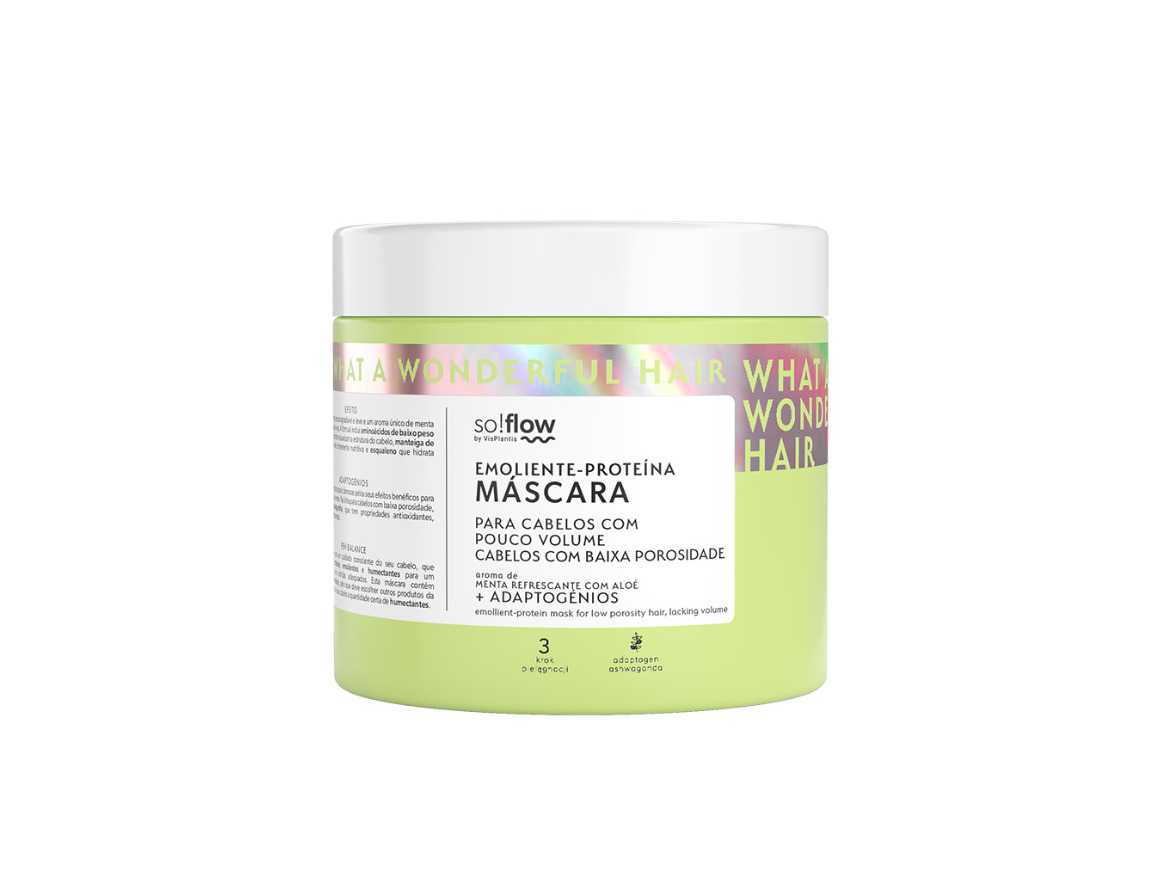 Máscara soflow baixa porosidad volume 400ml