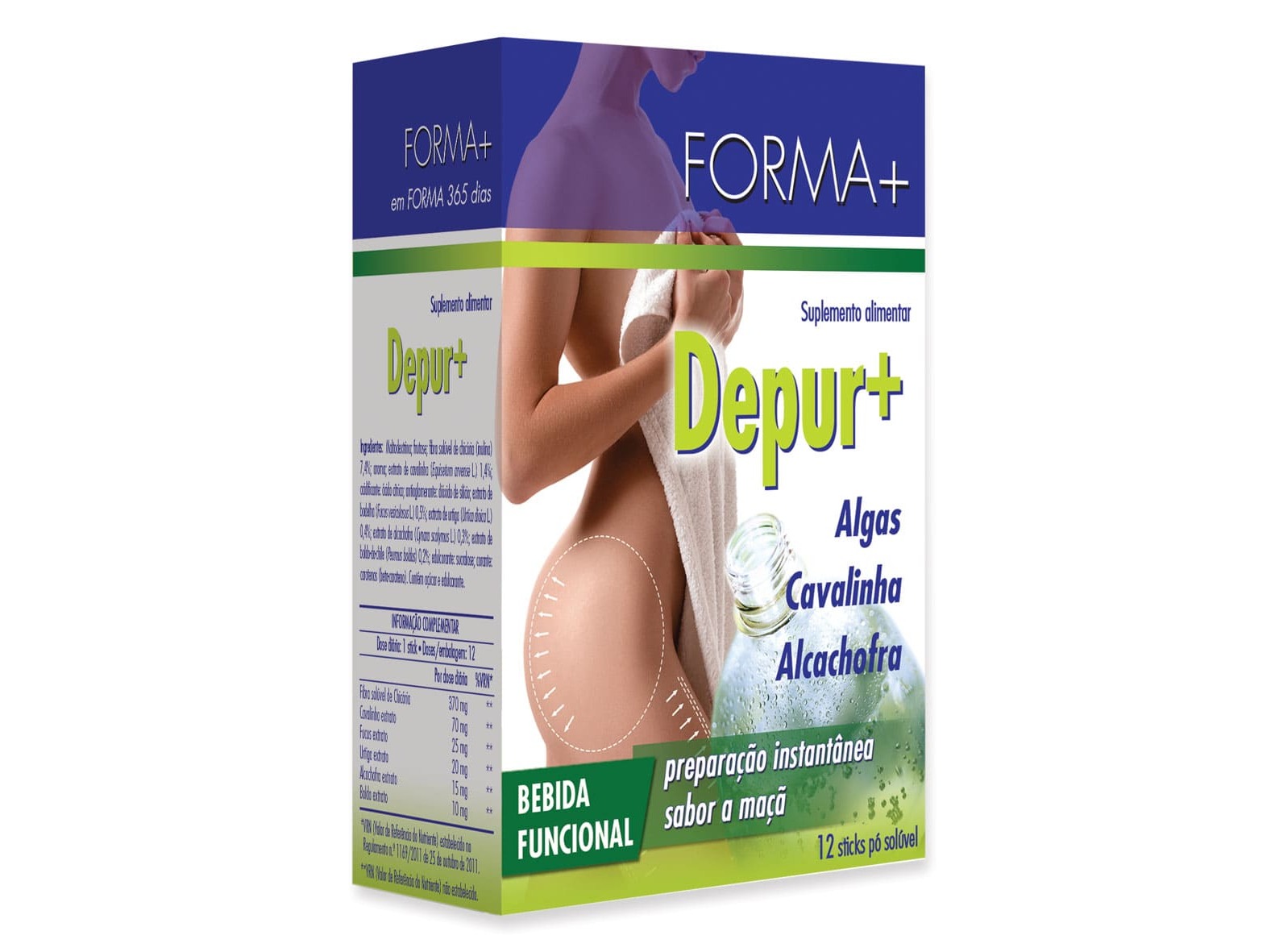 Suplemento Forma+ Depura+ Solúvel Stick 12x5g Forma+