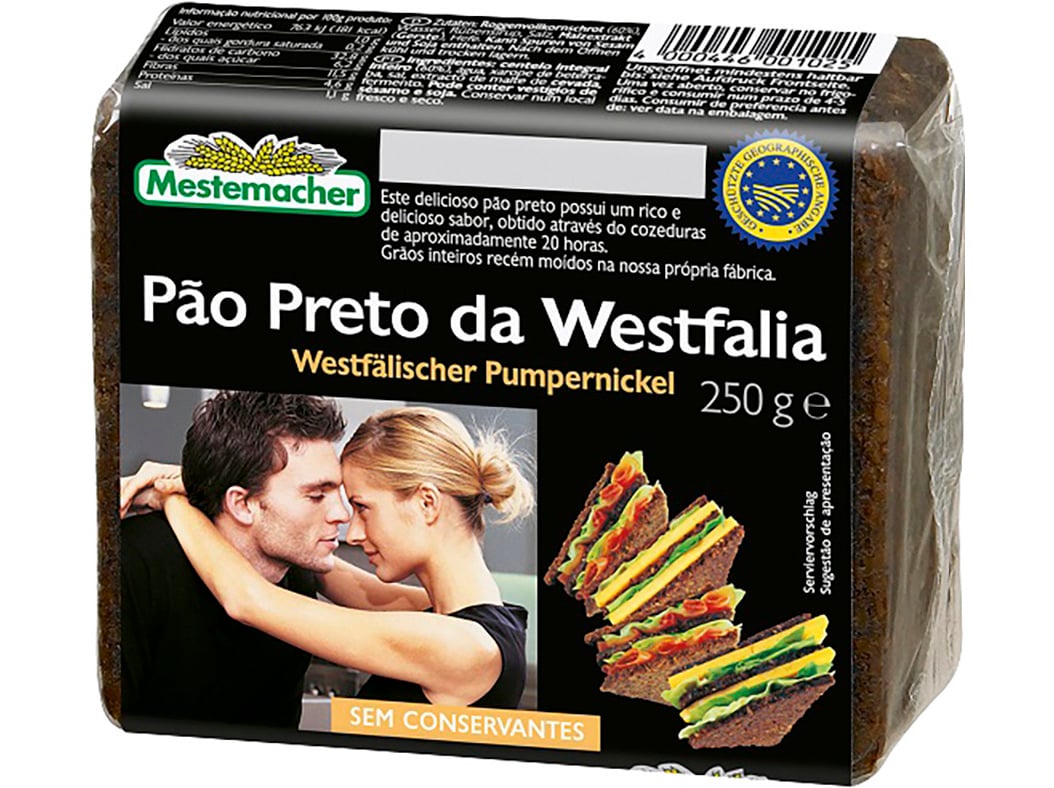 Pão Mestemacher Preto 250g Mestemacher