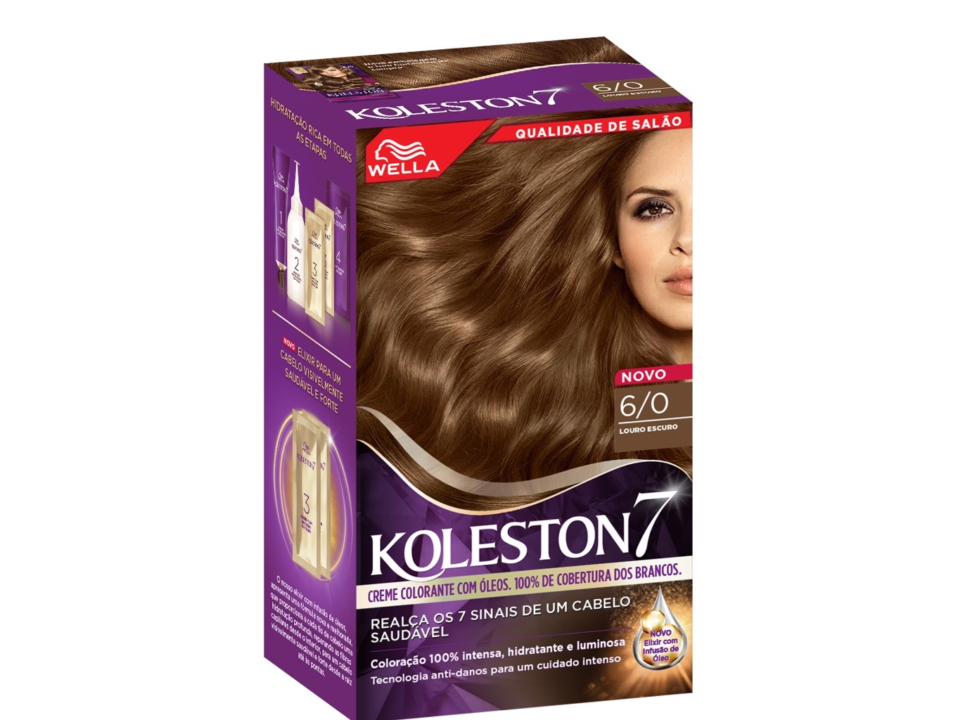 Coloração koleston 6/0 louro escuro