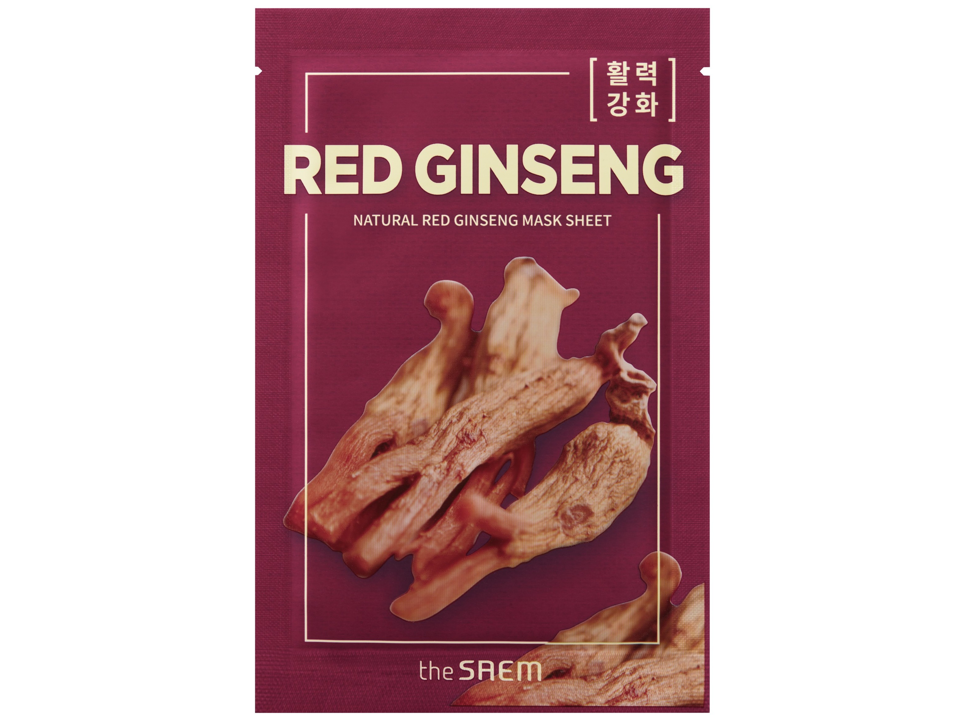 Máscara tecido facial the saem ginseng vermelho 1un
