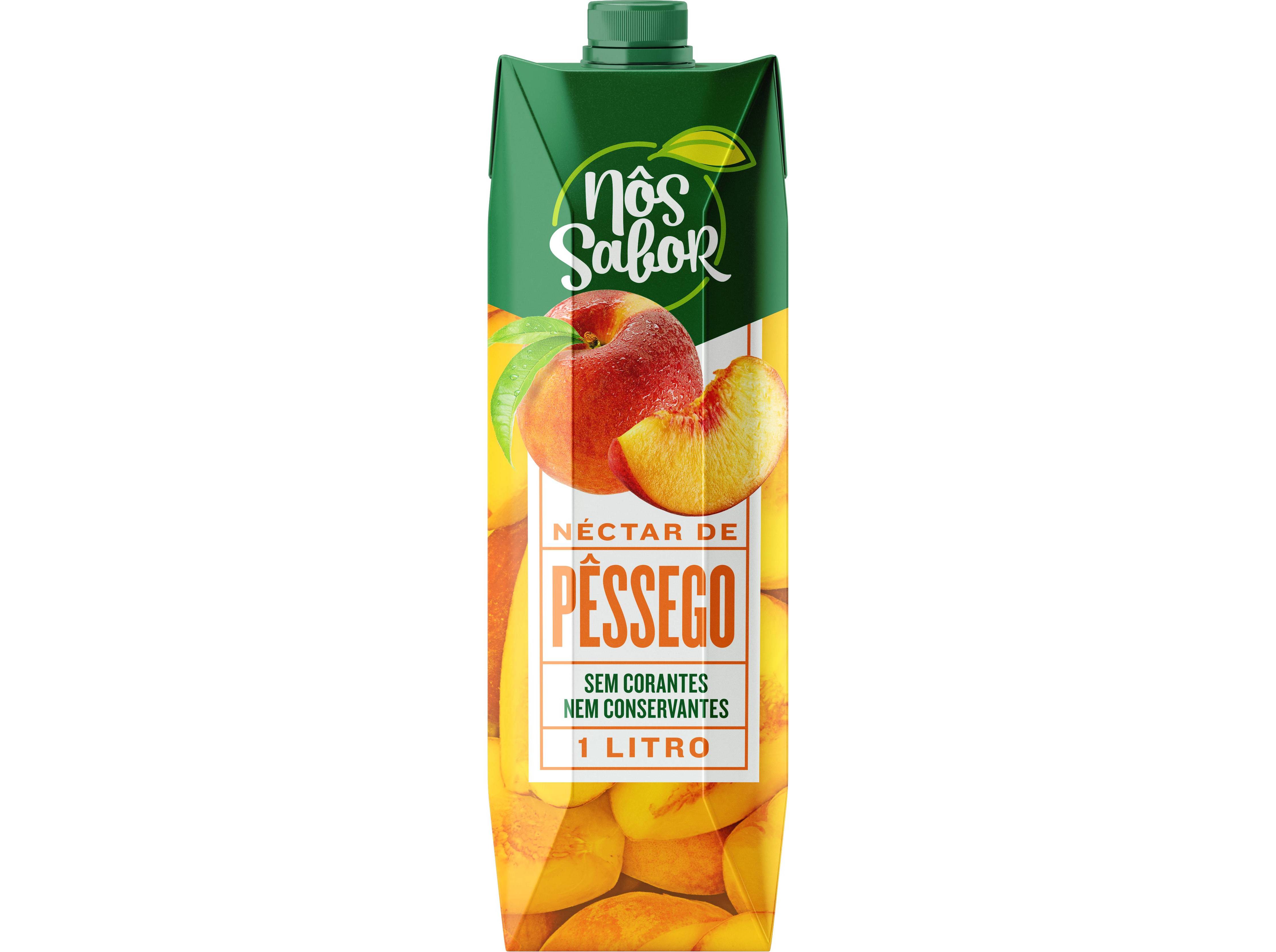 Néctar Nôs Sabor Pêssego 1l Nôs Sabor