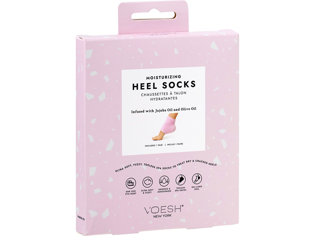 Meia Reparadora Voesh Ny Calcanhar Rosa