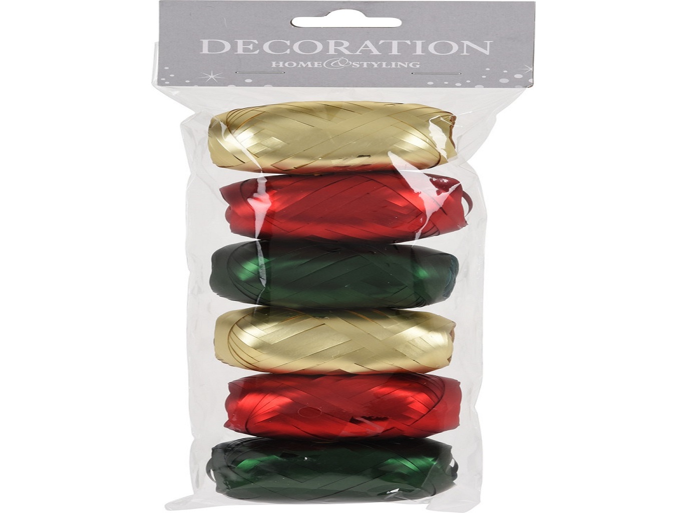 Conjunto 6 Fitas Para Embrulho Decoration