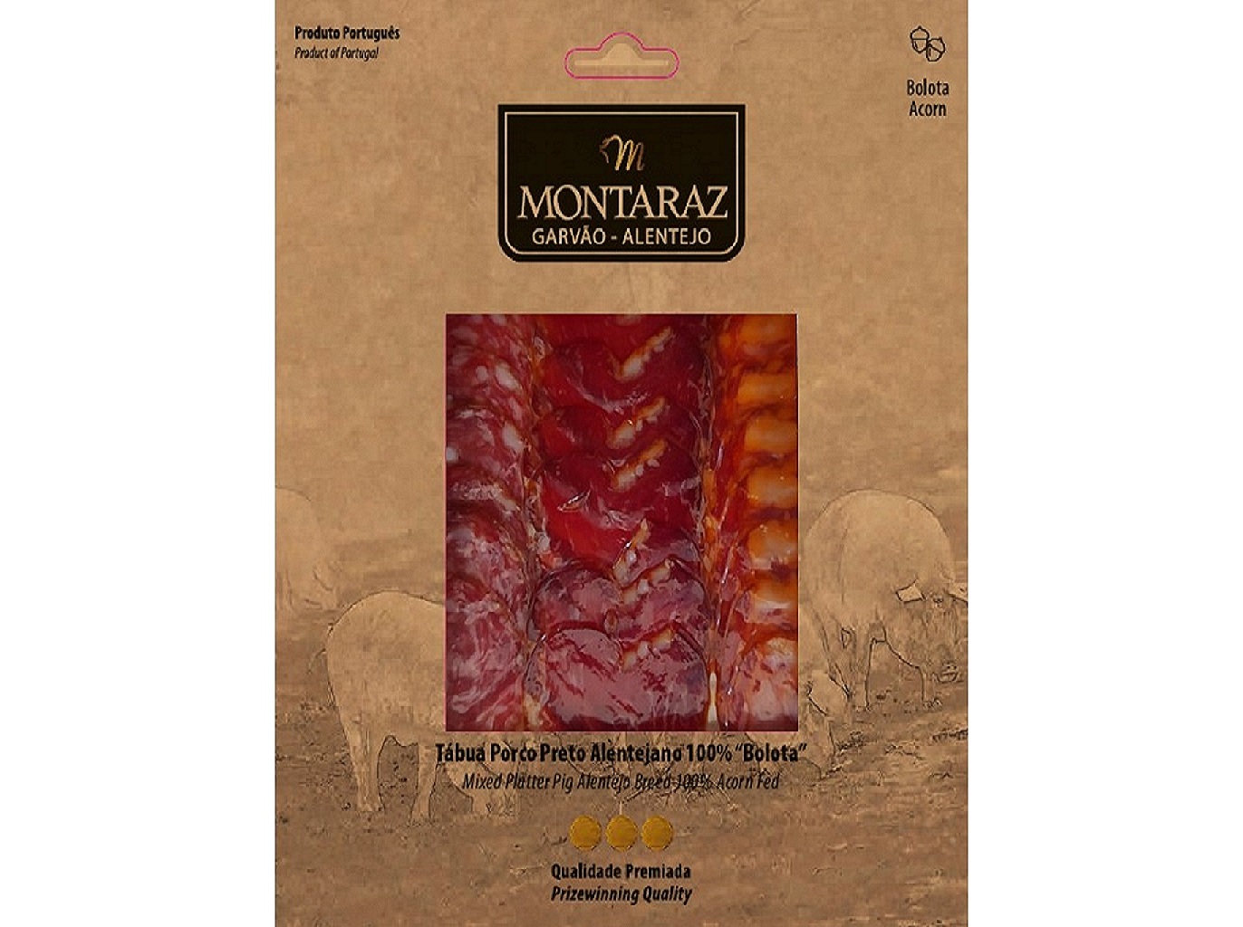 Misto De Porco Preto Montaraz Bolota 75g