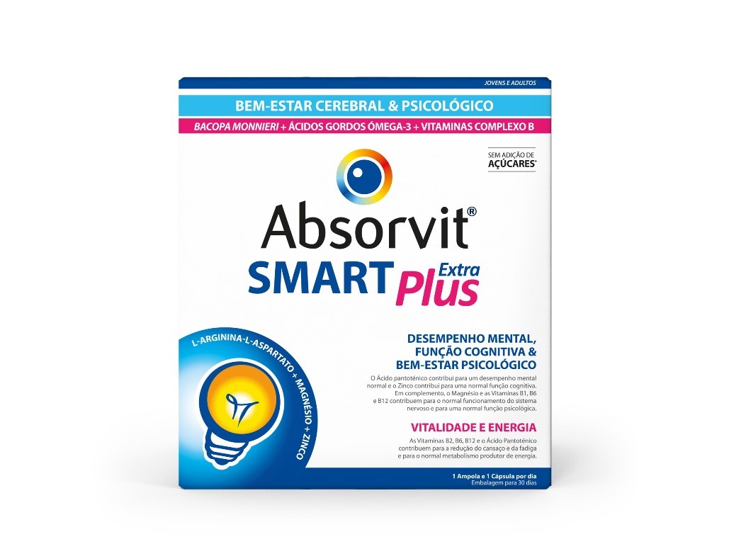Suplemento Absorvit Smart Extra Plus 30 Amp+30 Cps Absorvit