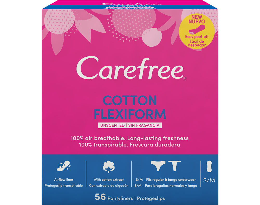 Protector carefree diário flexiform 56un