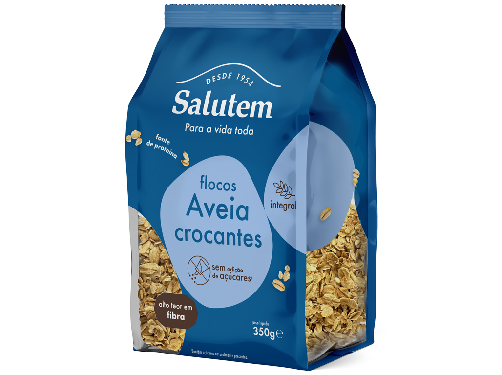 Flocos De Aveia Salutem Croc 0% 350g Salutem