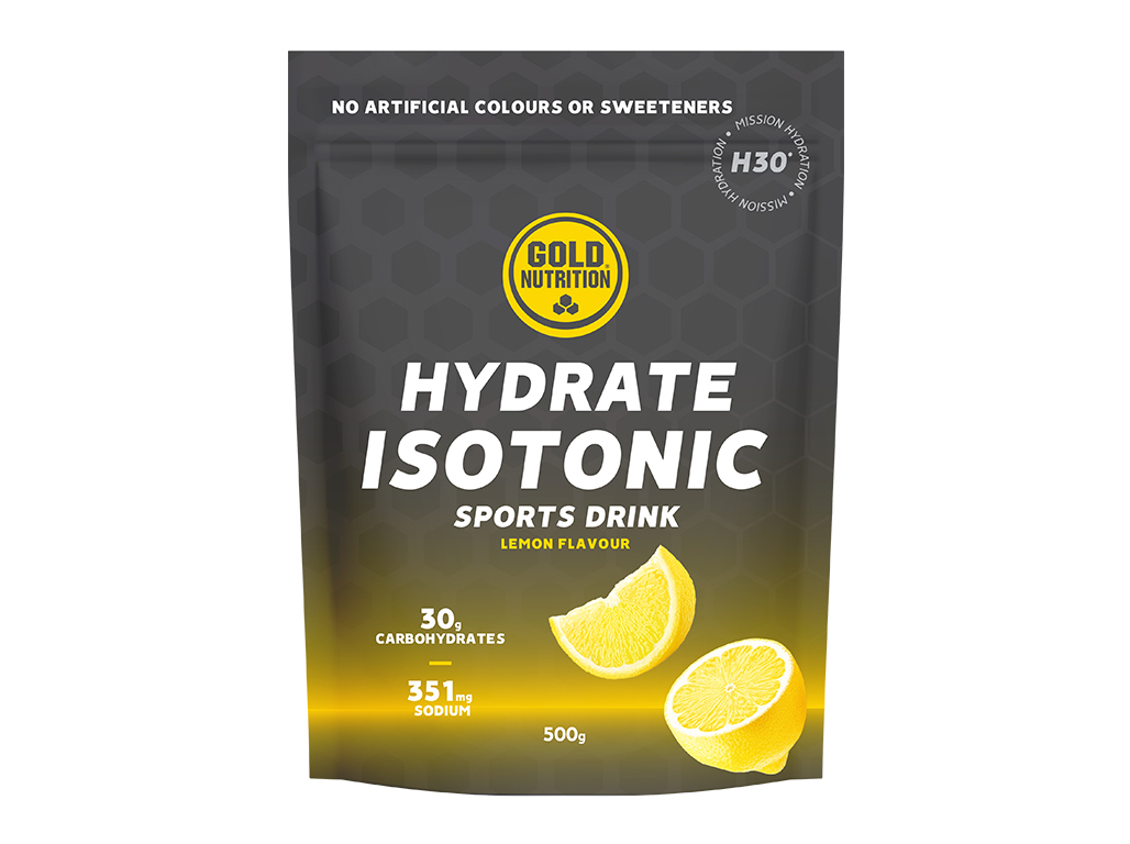 Isotonic Goldnutrition Hydrate H30 Limão 500g Goldnutrition