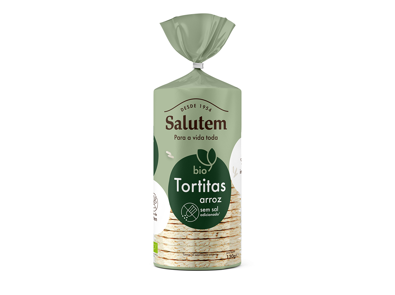 Galetes salutem arroz sem sal bio 130g