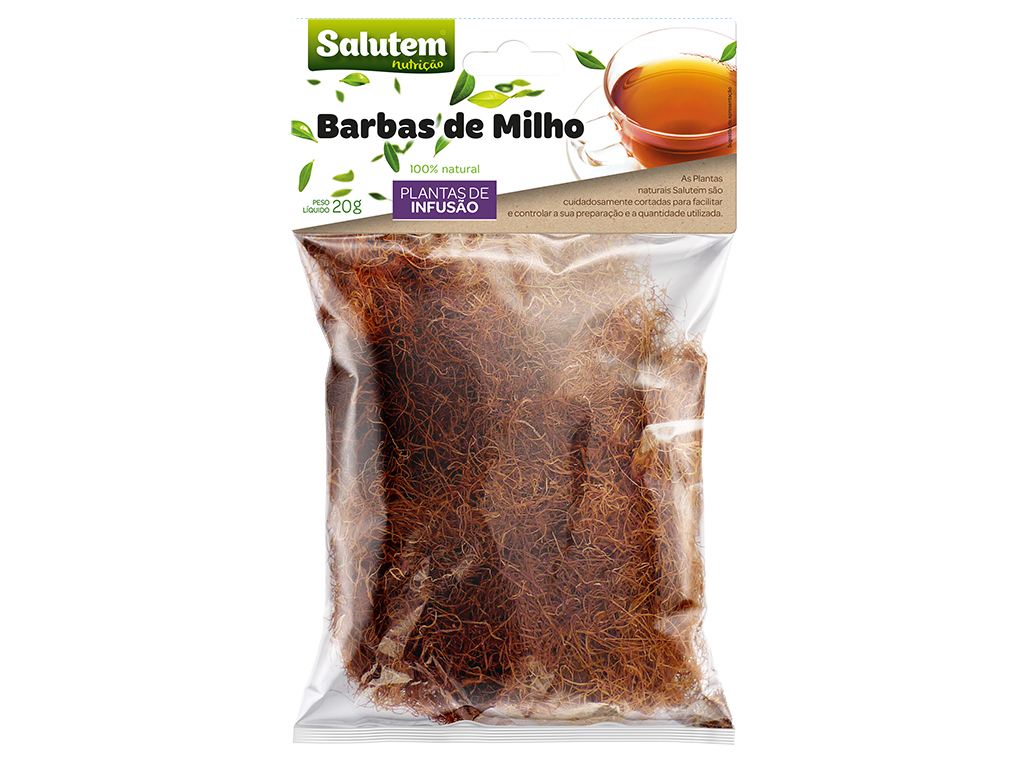 Chá salutem em saco barbas milho 20g
