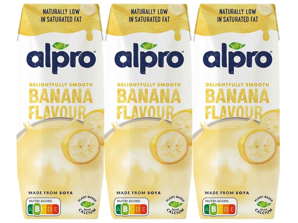 Bebida Alpro Soja Com Banana 3x250ml Alpro
