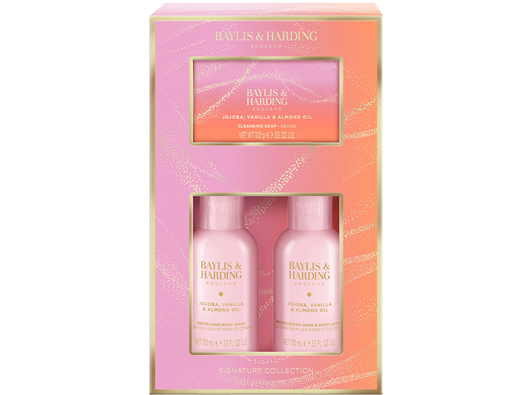 Conj Banho Baylis & Harding Lux Peach Make Me Sparkle