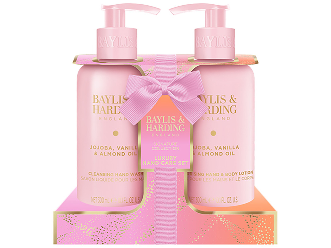 Conjunto Mãos Baylis & Harding Hand Care Lux Peach 2x300ml