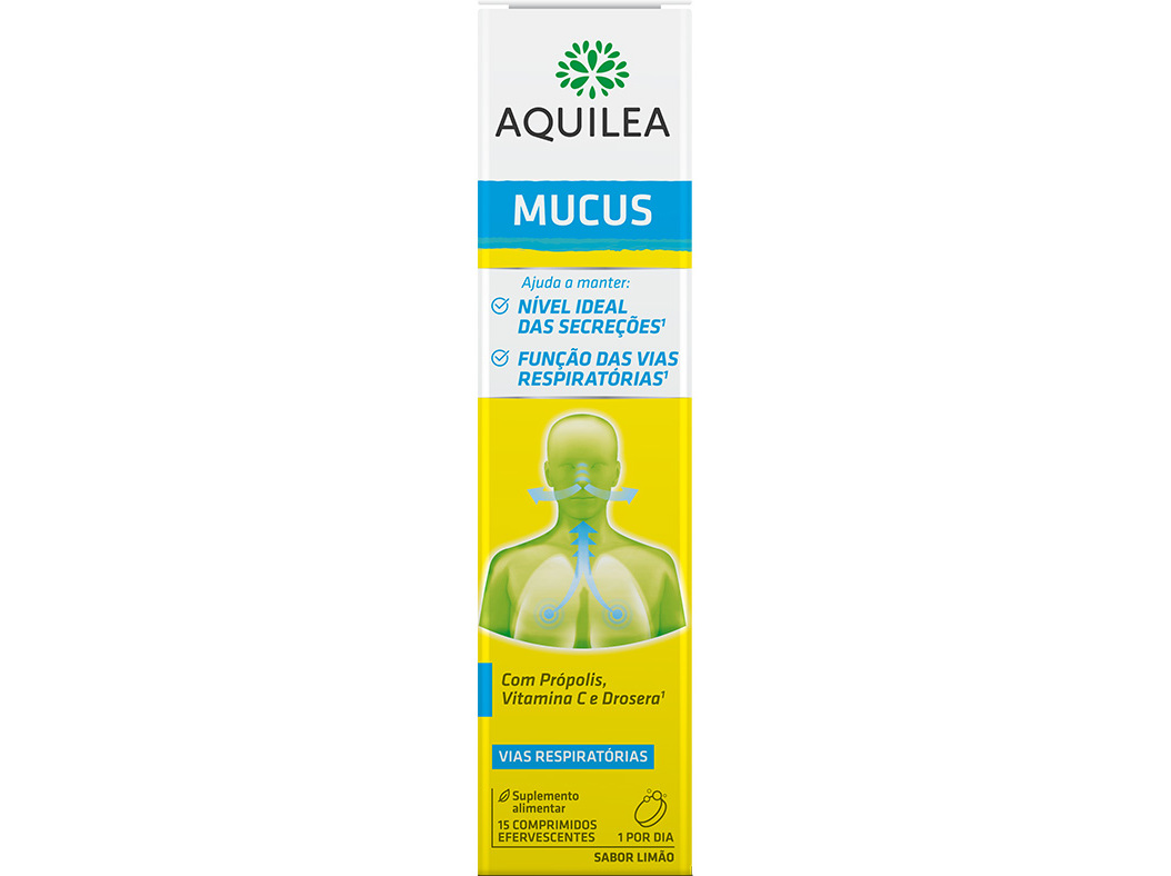 Suplemento Aquilea Mucus Efervescente 15 Comprimidos Aquilea