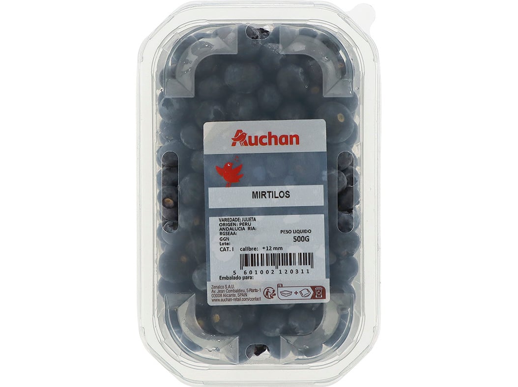 Mirtilo auchan 500 g