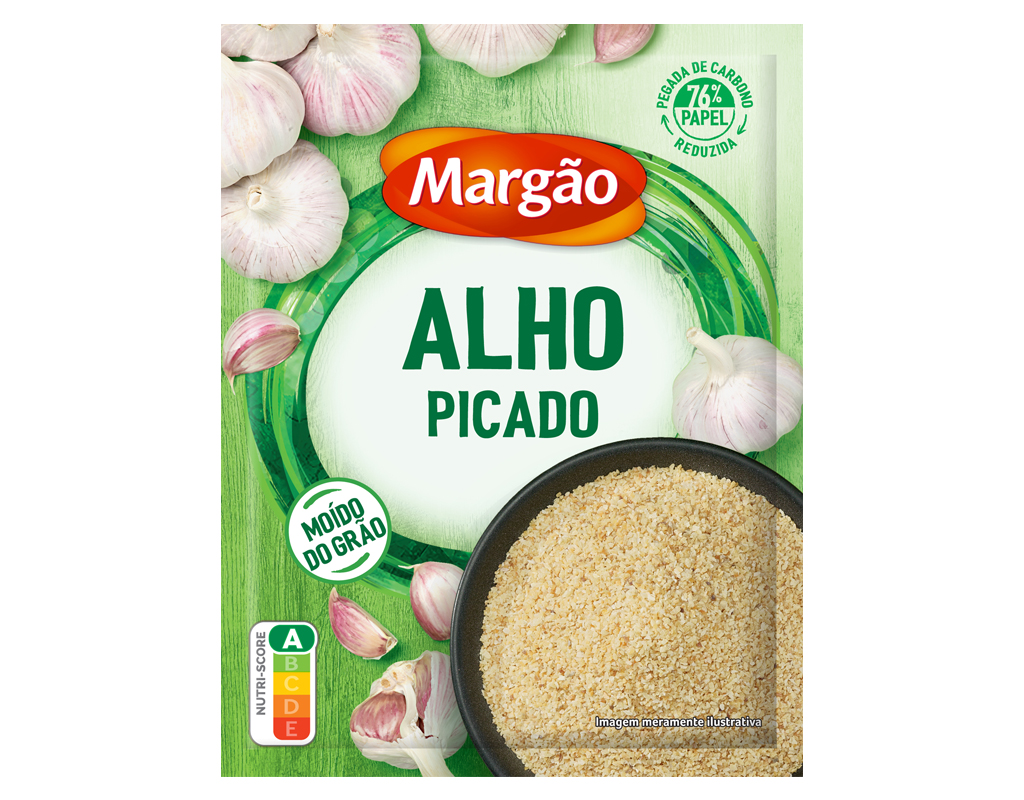 Alho picado margão saqueta 40g