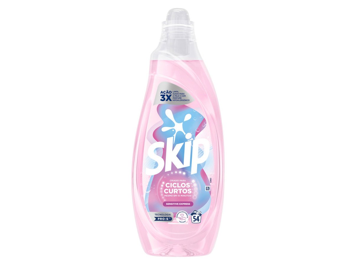 Det. roupa máq. skip ciclos curtos sensitive 54d